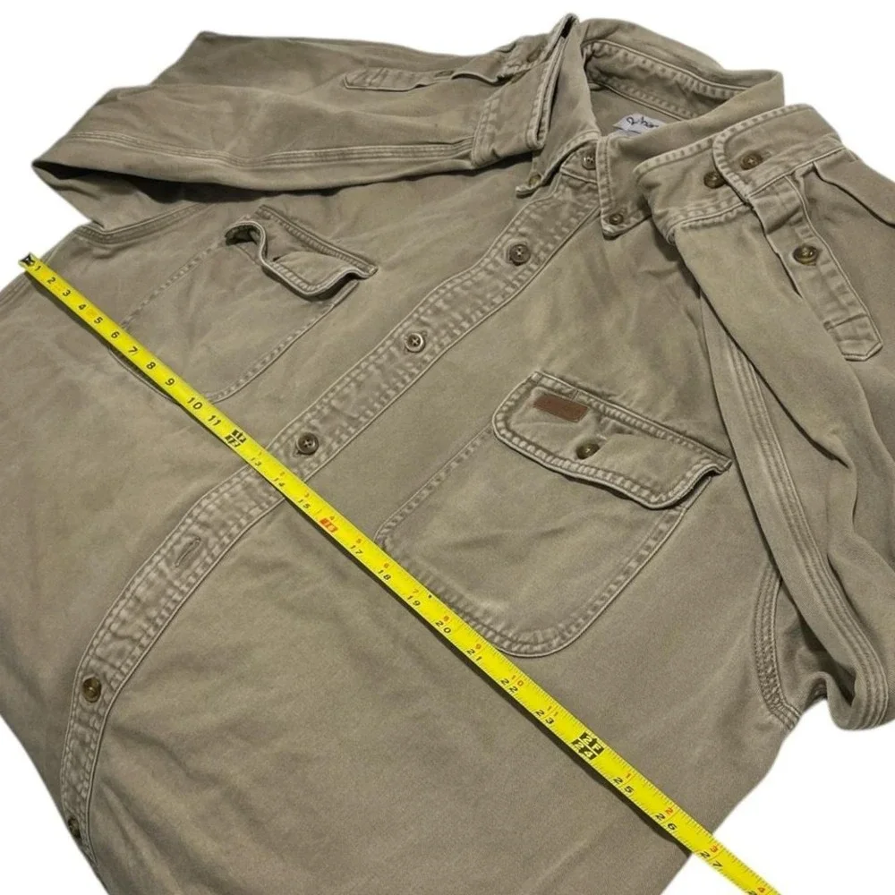Button Up Workwear Collar Outdoors 100%‎ Cotton Men's XL
